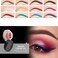 12 Color Eyebrow Cream Colorful Smooth Eyebrow Pomade Gel Long Lasting Waterproof Eyeliner Gel Eye Brow Makeup Cosmetics with Eyebrow Brush (07 Bright Red)