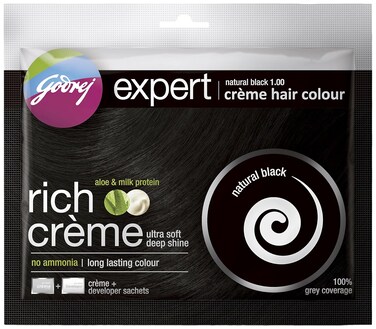 Expert Rich Cr&egrave;me, Natural Black, 20g (Pack of 12)