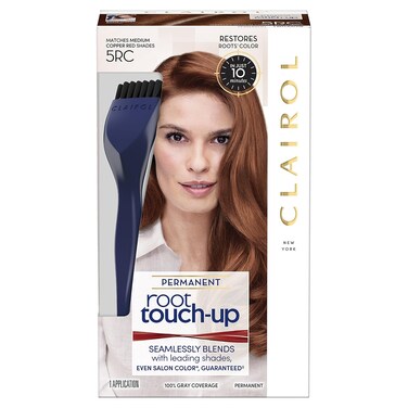 Clairol Root Touch-Up by Nice'n Easy Permanent Hair Dye, 5RC Medium Copper Red Hair Color, Pack of 1
