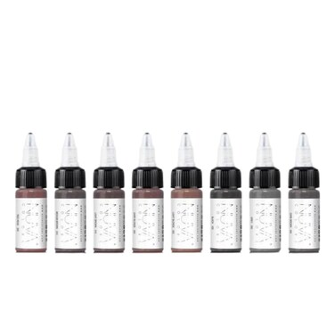 Nuva Scalp Micro-Pigmentation Ink - Customizable, Neutral Undertone for SMP Procedures, Vegan, Made in USA (SMP (8-Pack))
