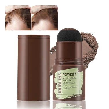 Boobeen Hairline Powder Stick for Thinning Hair, Grey Root Touch-Up and Hair Loss Concealer