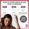 Root Touch Up Spray for Medium Brown Hair by Style Edit   Gray Hair Coverage and Temporary Dye   0.75 oz Travel Size