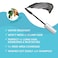 RED by Kiss Quick Cover Root Touch Up Rescue, Mascara Natural Water-Resistant Temporary Gray Concealer Cover Up Brush for Hair Mustache &amp; Beard (Medium Brown) (2Pcs)