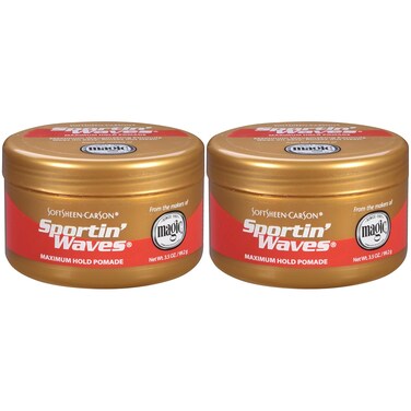 Softsheen Carson Sportin' Waves Maximum Hold Pomade, 2 Count