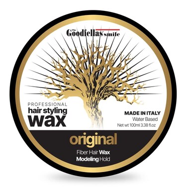 The Goodfellas' smile Hair Wax Fiber/Pomade, Modeling Hold Formula, 100ml, Made in Italy (Original)