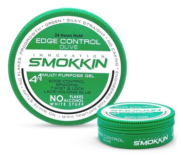 Strong Hold Hair Gel, Edge Control, Braiding Gel, Locking &amp; Twist Styling Wax, Versatile Styling Locking Gel Applicable To Diverse Hair Types. (Olive 5.09 Fl oz)