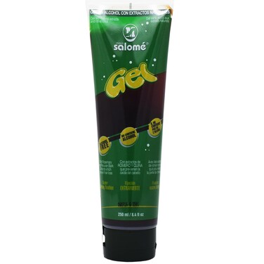 Maria Salome Gel Extrafuerte para Cabello Sin Alcohol - Super Strong Fixation Hair Gel Alcohol Free 250ml 8.4 fl. oz