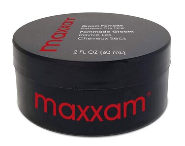 HAIR CLUB Maxxam Groom Pomade for Men   Flexible, Pliable Hold   Styling Control   Texturizing   Adds Volume and Dimension 2 Fl Oz
