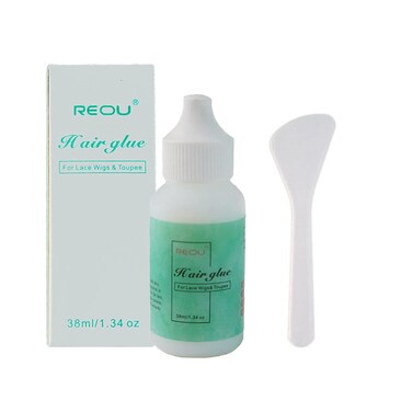 Wig Glue-Invisible Bonding Glue 1.3oz, Strong Hold Hair Glue for Wigs and Hair Systems,Transparent Lace Adhesive for Hair Replacement (1bottle)