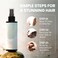 Sea Salt Water Spray for Men - Texturizing Spray Wavy Hair Products - Tropical Coconut Bliss, 8 oz