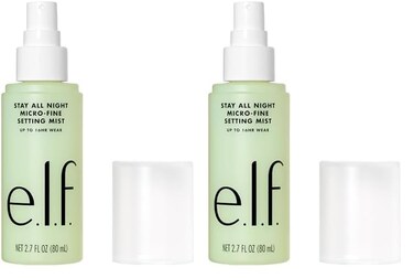 e.l.f. Stay All Night Micro-Fine Setting Mist, 16HR Wear, Hydrating &amp; Refreshing, 2.7 Fl Oz (80mL) (Pack of 2)