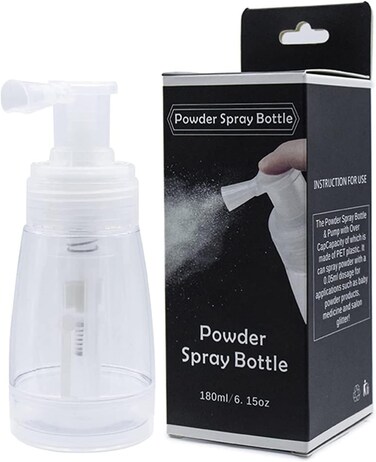 minkissy Dry Powder Sprayer Barber Powder Spray Bottle Empty Travel Cosmetic Blower for Hair Salon Home Beauty