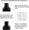 2 Pieces Barber Powder Spray Bottle, Empty Powder Travel Cosmetics Blower, Refillable Hair Fiber Applicator for Hair Salon, Home, Beauty (140ml+140ml)