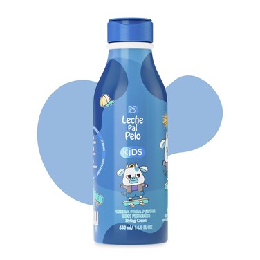 Leche Pal Pelo Kids Styling Cream 14.9oz - Nourishing Fixation with Jojoba, Abyssinia Oil, Coconut Milk &amp; Provitamin B5