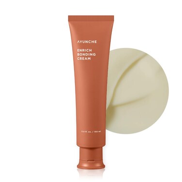 Enrich Bonding Hair Cream 5.1 fl oz [For Dry &amp; Damaged Hair]   Hair Bonding Technology   Intensive Damage Repair   Hydration &amp; Anti-Frizz   Up to 450&deg;F Heat Protection   Korea Salon Brand