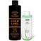 Gold Label Professional Keratin Blowout Treatment 240 Milliliter Cream for Coarse Curly Black, African, Dominican and Brazilian Hair Types - Enhanced Formula