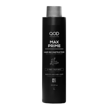 QoD MAX PRIME S-FIBER HAIR 1000ML -33.8fl oz / BRAZILIAN KERATIN TREATMENT / FOR ALL HAIR TYPES / NATURAL AND LONGER-LASTING STRAIGHTENING EFFECT