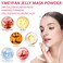 Jelly Mask for Facials Professional Face Mask Bulk Wholesale, Jelly Mask Powder for Estheticians Supplies Beauty Salon Spa Face Mask Skin Care, 23Fl Oz (6 Jar)