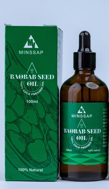 1.7 oz, Pure Baobab Oil - Natural Organic Cold Pressed Baobab Seed Oil for Skin, Hair, and Wellness