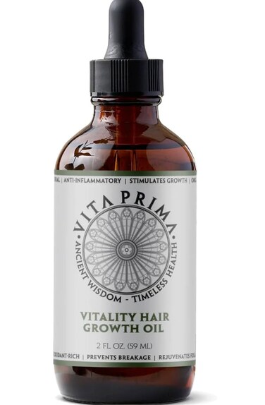 Hair Growth Oil, Natural Hair Growth Oil for Scalp &amp; Head, Rosemary &amp; Sweet Almond Oil, Best Hair Growth Oil for Men &amp; Women (2fl oz)