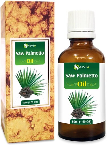 Saw Palmetto Oil - Pure &amp; Natural Cold-Pressed Oil   Use for Skin Care &amp; Hair Care   Used In Cream, Lotion, Shampoo, And Many Others (50ML)