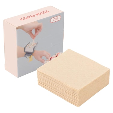 200 Sheet Hair Perm Paper Home Salon Perm End Papers Disposable Hairdr Perm Paper, Disposable Hairdressing Styling Curling Breathable Perming End Wraps 200 Pcs