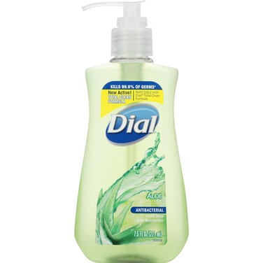 Dial Antibacterial Hand Soap, Moisturizing Aloe 7.5 oz (Pack of 4)