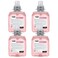 GOJO FMX-12 Luxury Foam Handwash, Cranberry Scent, EcoLogo Certified, 1250 mL Foam Soap Refill for GOJO FMX-12 Push-Style Dispenser (Pack of 4) &ndash; 5161-04