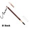 1 pcs Makeup Eyebrow Enhancer 12H Long Lasting Sweat &amp;Waterproof Eyebrow Pencil Pen Dark Brown Eye Brow Pencil 5 Colors to Choose (1# Black)