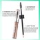 Eyebrow Gel Waterproof Eyebrow Color Brow Shaping Gel Makeup Liquid Brows Styling (Dark Gray)