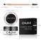 Eyebrow Pomade Kit with Dual-ended Eyebrow Brush, Water and Stain Resistant High Pigment Brow Pomade, Corrects Brow Imperfections for Natural Long-lasting Brow Makeup (11# Black)