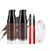 2 Colors Long Lasting Eyebrow Gel Set with Eyebrow Brushes for Waterproof Eyebrow Make Up, Eyebrow Tint Corrector Kit, Intense Brow Color Wax Cream, 2 * 6ml/0.20Fl Oz