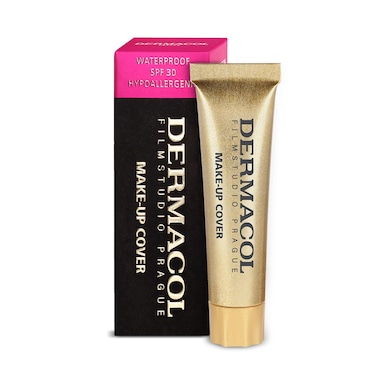 Dermacol - Mini Full Coverage Foundation 13g, Liquid Makeup Matte Foundation with SPF 30, Waterproof Foundation for Oily Skin, Acne, &amp; Under Eye Bags, Long-Lasting Makeup Products Shade - 211