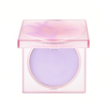 Jelly Setting Powder Oil Control Purple Blur Pressed Powder Silky Touch Soft-Focus Setting Balm, Blemish Covering Powder Jelly Tone-Up Powder Long-Lasting Waterproof