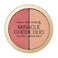 Max Factor Miracle Cheek Duo, 20 Brown Peach And Champagne, 11g