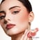 Oulac Blush Face Coral Matte   Pigmented Powdery Cream Blusher Warm Skin Light Medium  Natural Matte   Light Weight&amp;Blendable  Cruelty-Free Blush  12 Forever Young 4.8g