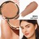 Oulac Matte Bronzer Powder Face Makeup with Mirror - Natural SunKissed Bronzer Look,Highly Pigmented Cream Bronzer, Long Lasting Glow, Easy to Blend, Vegan &amp; Cruelty-Free BS01