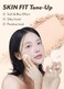 I'M MEME Compact - Skin Fit Tone Up Pact   FLawless Finish with Aqua Sebum, Soft &amp; Velvet Pressed Powder Compact, Smooth Pores &amp; Fine Lines, Korean Makeup, Translucent, Oily Skin, 0.35 Oz