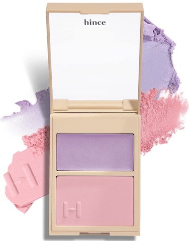 hince True Dimension Layering Cheek - Cream &amp; Pressed Powder 2 Different Shades &amp; Textures - Silky Seamless Long Lasting Blush Makeup - Muted Beige &amp; Elegant Rose Beige (1, DREAMLIKE, L003)