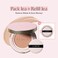 LA MUSE Glow Cushion #21 Light Beige(Pack of 2)   Hydrating Cushion Foundation   Lightweight &amp; Buildable Full Coverage   Natural Dewy Finish   Long-Lasting Foundation Makeup   CC Cream with SPF 50+