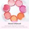 ETUDE Lovely Cookie Blusher - Apricot Peach Mousse 4g   Glowing &amp; Natural Powder Blush with Long-Lasting Sebum Control   Easy Application   Korean Makeup, Perfect for Gift