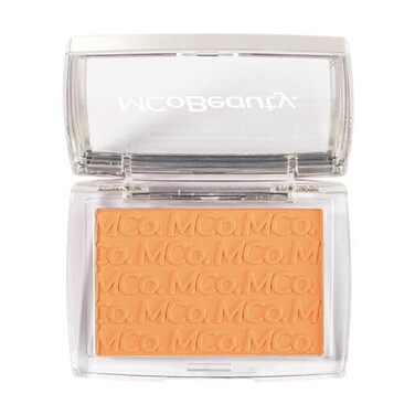 MCoBeauty Glow Up pH Powder Blush - Peach Pop, Customizable Matte Blush, Vegan, Cruelty Free Cosmetics