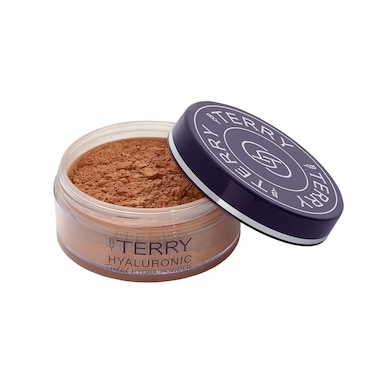 By Terry Hyaluronic Tinted Hydra-Powder, Non-Drying Loose Face Setting Powder, Blur Imperfections &amp; Mattify, Dark, 0.35 oz