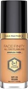 Max Factor Facefinity 3-in-1 All Day Flawless Liquid Foundation, SPF 20-84 Soft Toffee, 30 ml