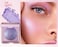 MAEPEOR Face Highlighter Palette 8 Colors Smooth Shimmer Highlighter Palette Longlasting Shiny Face Illuminator Highlighter Makeup (08 Purple)