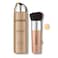 KYDA AirBrush Foundation Spray, Silky Foundation Mist Makeup, Flawless Coverage for Smooth Creamy Nude Finish, Breathable Blendable Lasting Formula, Moisturizing Makeup Primer-#220 Natural Beige