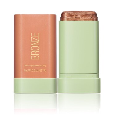 Multi-Use Makeup Blush Stick, Beauty Tinted Solid Blush Stick,Facial Contouring Highlight &amp; Brighten Face Stick, Waterproof Moisturizer Stick, Suitable for All Skin (3#Rich Glow)