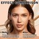 Mushroom Head Air Cushion CC Cream Foundation,2PCS Moisturizing BB Cream Cushion Foundation Makeup,Full Coverage Long Lasting Matte Concealer Base de Maquillaje（Natural）