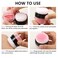Boobeen Loose Powder Blush Air Cushion Blush, Natural Blusher for Cheeks, Highly Pigmented Blush Makeup Easy to Blend Makeup Blushin, All Day Wear