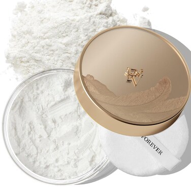 FV Matte Translucent Setting Powder, Lightweight &amp; Blurring Pores, Long Lasting Loose Powder with Shimmer Finish, Oil-control and Talc-free, For All Skin Tones, 03 Shimmer Sheer